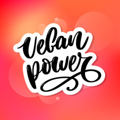 Vector round eco, bio green logo or sign. Raw, healthy food badge, tag for cafe, restaurants, packaging. Hand drawn lettering 100 Vegan. Organic design template.