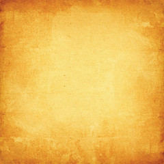 Yellowish old grunge paper background