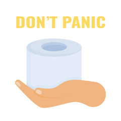 Toilet paper.  The inscription 