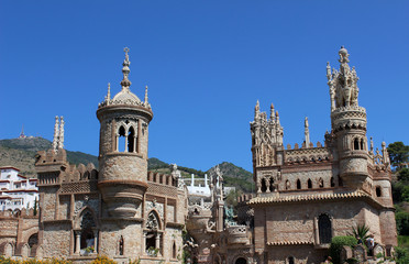 Obraz premium Castillo de Colomares en Benalmádena (Málaga, España) 