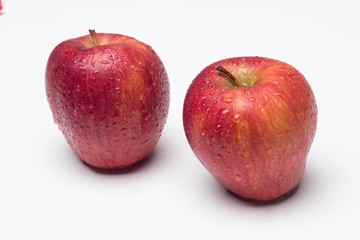 The apple, sweet and healthy, full of vitamins