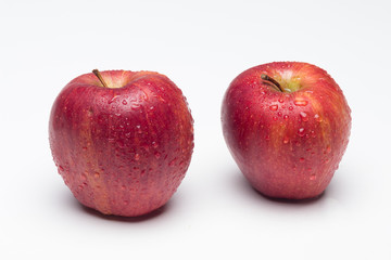 The apple, sweet and healthy, full of vitamins