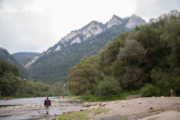Dunajec river in National Park of Pieniny