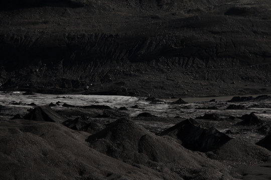 Black Glacier in Iceland