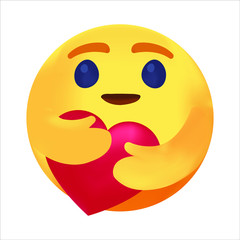 Caring Emoji, Coronavirus Emoji, Social Media Care Emoji