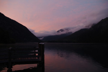 Sonnenaufgang See