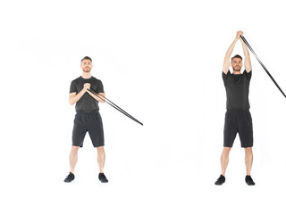 Band Resisted Anti Lateral Flexion Gym Exercise