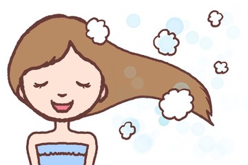 シャンプーと美しい髪