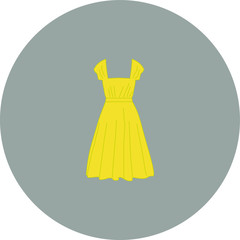 woman dress for woman.Illustration for web and mobile design.