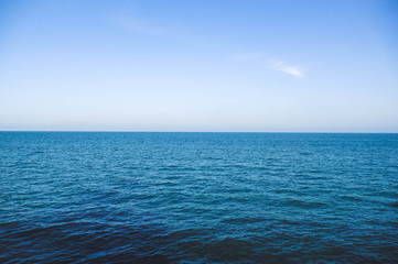 Fototapeta premium View of sea sunset at Napier, Napier is a New Zealand city with a seaport, located in Hawke's Bay on the eastern coast of the North Island.