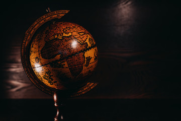 Globe sphere orb model effigy. (vintage style)
