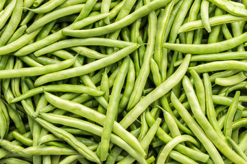 background of green fresh asparagus beans