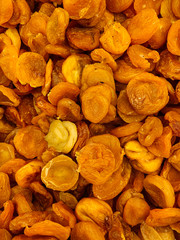 lots of dried dried dried apricots for cooking a background