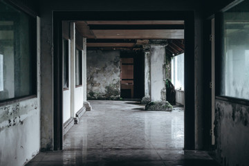 photo of the room of an abandoned building