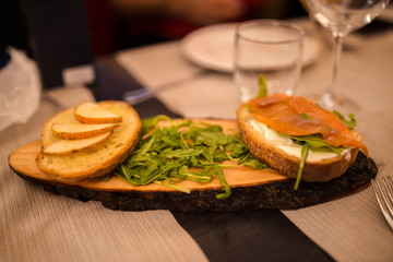 A light lunch and aperitive in Italy