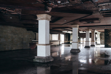 photo of the room of an abandoned building