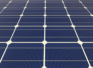 Photovoltaic panel background. Solar Panels Backgrounds. 3D illustration.