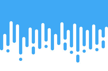 Blue rounded lines background. Abstract dashed lines and dots.