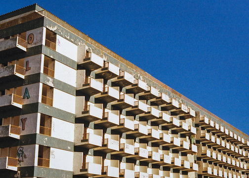 Abandoned Hotel In The Algarve, Portugal.