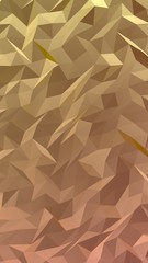 Abstract triangle geometrical orange background. Geometric origami style with gradient. 3D illustration