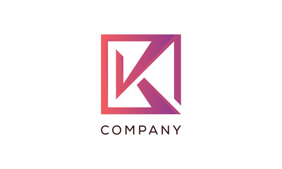 Letter K professional logo for all kinds of business 