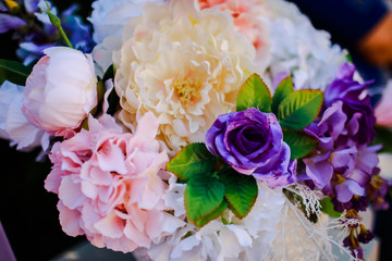 bouquet of flowers. details. wedding floristry