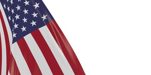 Fototapeta premium United States of America flag illustration