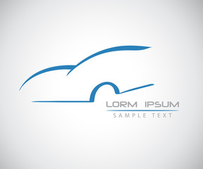 Sports Car Logo company, abstract car design concept automotive vector Illustration