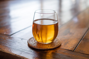 むぎ茶　Japanese summer cold drink (barley tea)