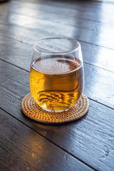 むぎ茶　Japanese summer cold drink (barley tea)