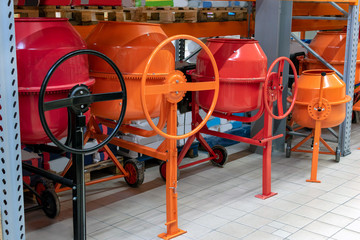 new construction concrete mixers for sale in a store