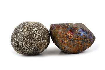 Pyrite and chalcopyrite