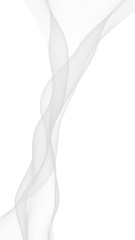 Obraz premium White abstract background. Fluttering white scarf. Waving on wind white fubric. 3D illustration