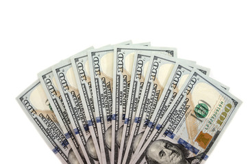 dollars isolated on a white background.