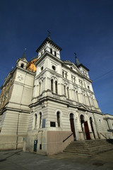 Fototapeta na wymiar Holy Spirit church in Lodz, Poland