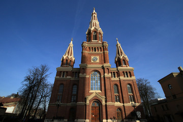 St. John lutheran church in Lodz, Poland