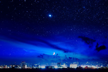 starry night city