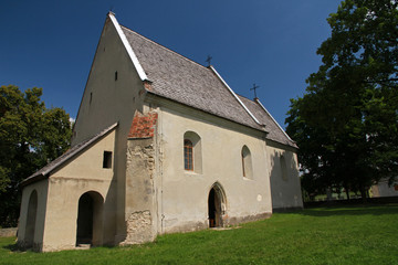 Fototapeta na wymiar All Saints catholic church in Szydlow, Poland