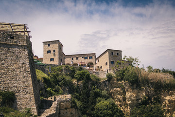 Fototapeta premium view of the old town of Ulcinj