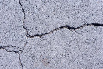Obraz premium old concrete cement with cracks and natural destruction from time and weather conditions