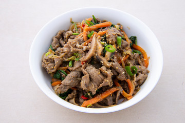 Soy Marinated Beef is called Bulgogi  in Korea