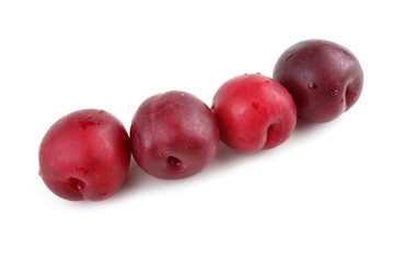 Red plums