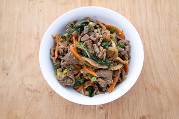 Soy Marinated Beef is called Bulgogi  in Korea