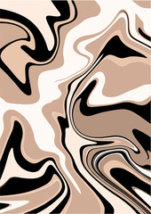 Abstract vector fluid background