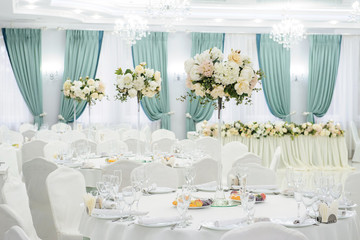 Wedding reception decoration restaurant,
