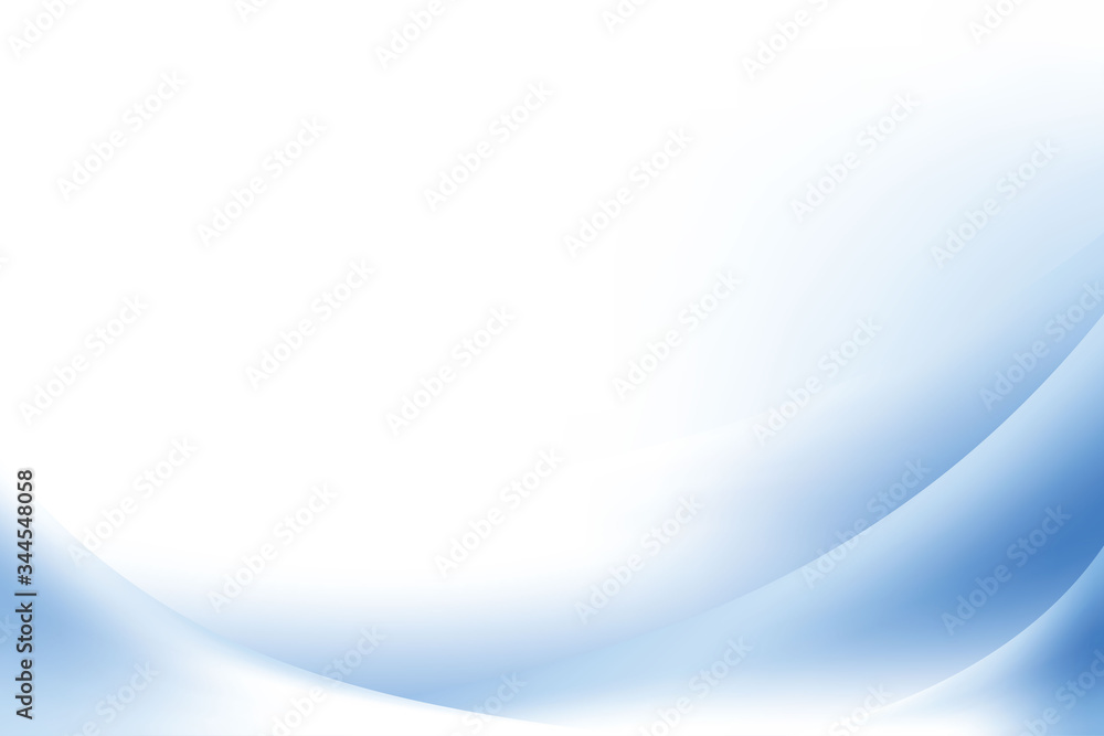 Poster abstract smooth blue white wave mesh gradient background design, blue background with copy space for