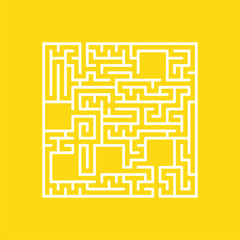 Abstact labyrinth. Game for kids. Puzzle for children. Maze conundrum. Find the right path. Color vector illustration.