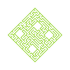 Abstact labyrinth. Game for kids. Puzzle for children. Maze conundrum. Find the right path. Color vector illustration.