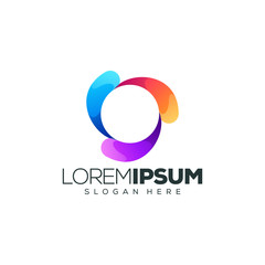 circle logo design vector illustration