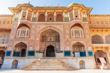 Ganesh Pol Gates in the Amber Fort of Jaipur, India
